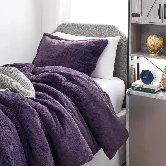Alt view image 3 of 4 - Coma Inducer Bed Serious Twin XL Oversized Comforter Set, Nightshade Purple | Experience Coma Worthy Sleep with Cozy Plush Extra Large Bedding