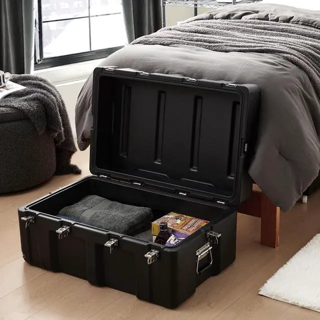 Alt view image 3 of 5 - The Iron Brick® Trunk - STRONGEST Trunk - Black