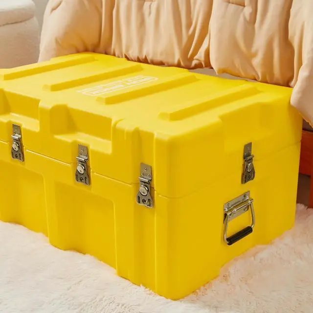 Alt view image 3 of 4 - The Iron Brick® Trunk - STRONGEST Trunk - Yellow