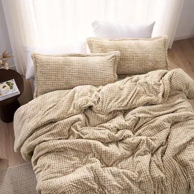 Alt view image 2 of 7 - Coma Inducer Sleep Bully Alaskan King Comforter Set - Fawn Taupe
