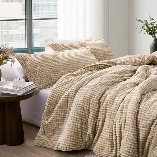 Alt view image 3 of 7 - Coma Inducer Sleep Bully Alaskan King Comforter Set - Fawn Taupe