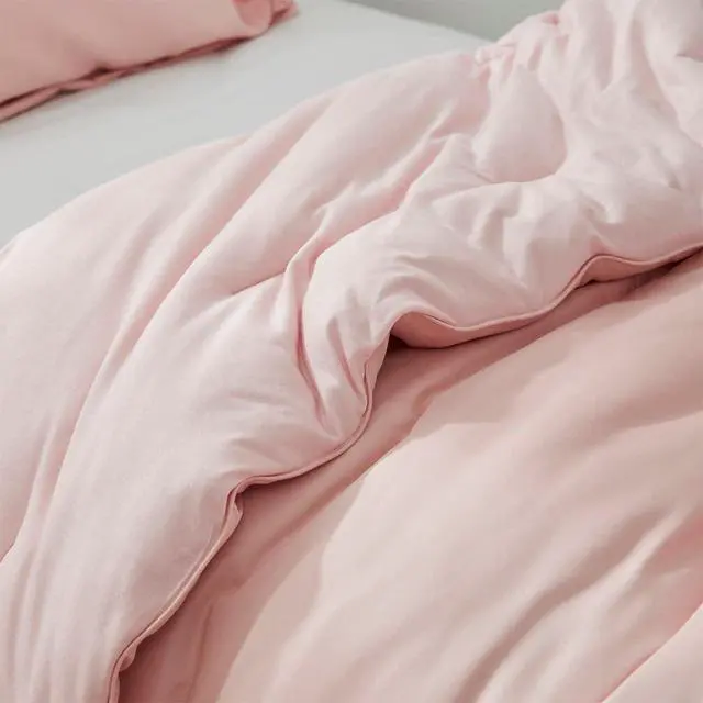 Alt view image 4 of 4 - Cold Pandas Knitting - Coma Inducer® Alaskan King Comforter Set - Rose Quartz