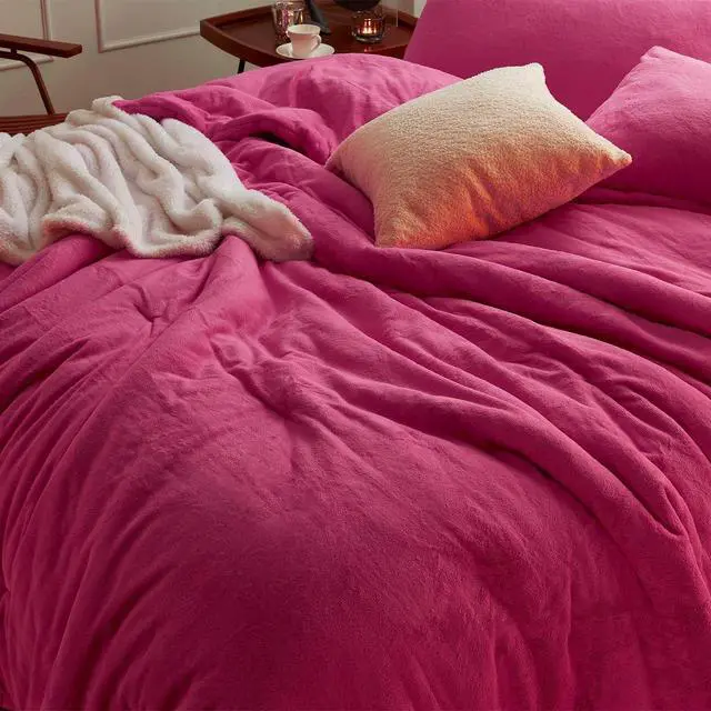 Alt view image 2 of 3 - Neon Nights - Coma Inducer® Oversized King Comforter Set | Neon Pink
