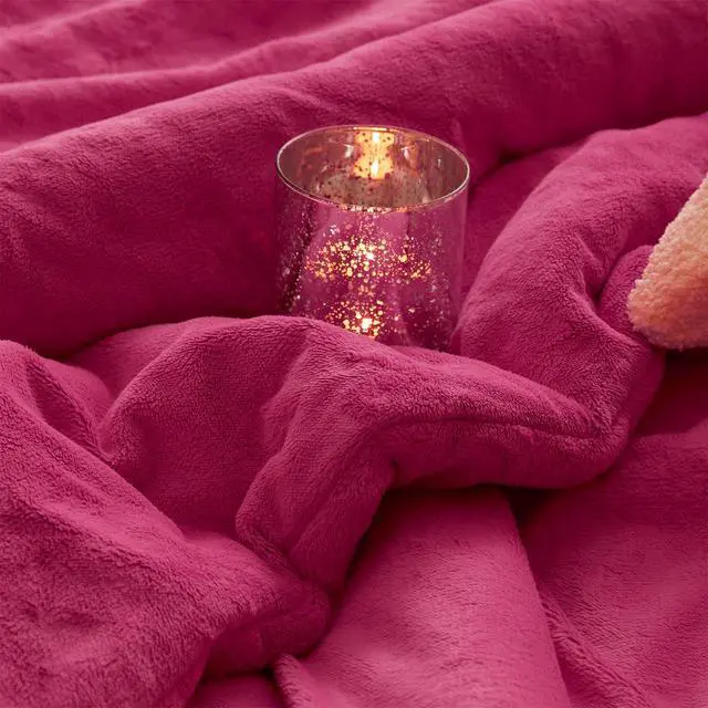 Alt view image 3 of 3 - Neon Nights - Coma Inducer® Oversized King Comforter Set | Neon Pink