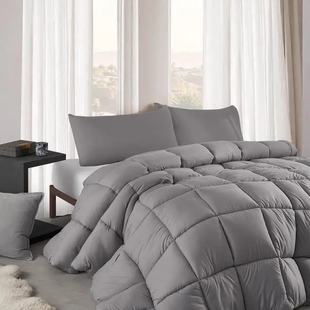 Alt view image 2 of 3 - Cool Being Thick - Coma Inducer® Alaskan King Comforter Set - December Sky