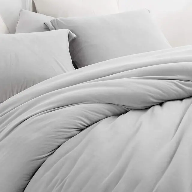 Alt view image 2 of 3 - Coma Inducer Twin XL Duvet Cover - Baby Bird - Glacier Gray