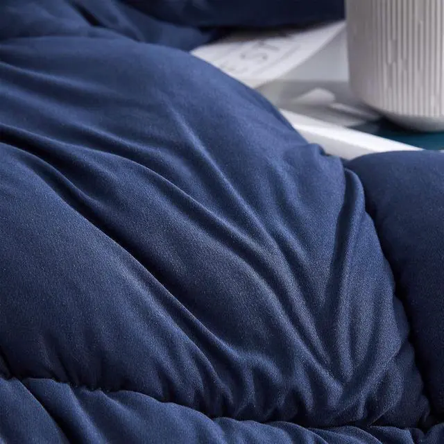 Alt view image 3 of 4 - Summertime - Coma Inducer® Oversized Full Comforter - Blue Navy