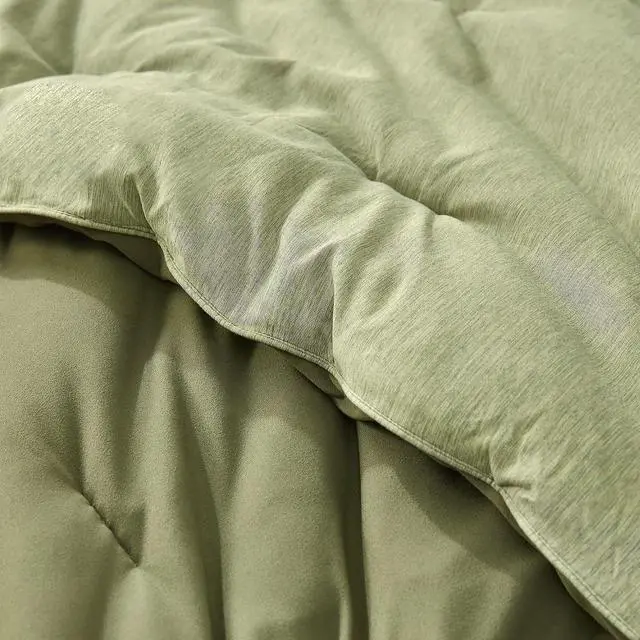 Alt view image 4 of 4 - Yoga Pants® - Coma Inducer® Oversized Queen Cooling Comforter Set - Military Green