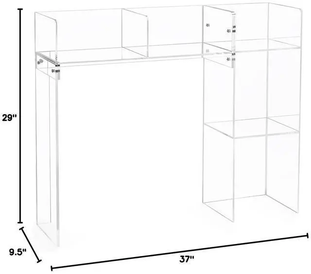 Alt view image 3 of 5 - Ciao Bella Classic Dorm Desk Bookshelf