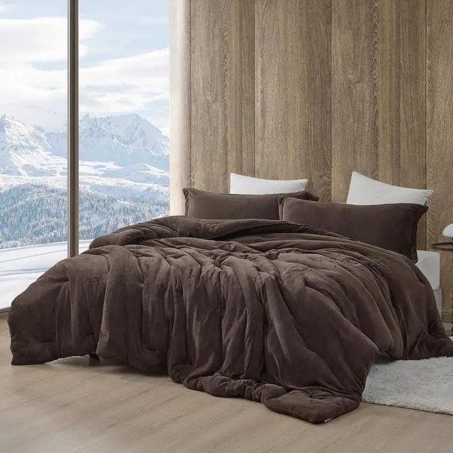Main image of Warmer Than Warm - Coma Inducer® Oversized Queen Comforter Set - Hot Fudge