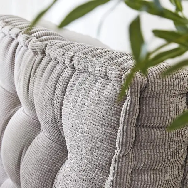 Alt view image 3 of 4 - Rainha - Ultra Thick Tufted College Headboard - Gray
