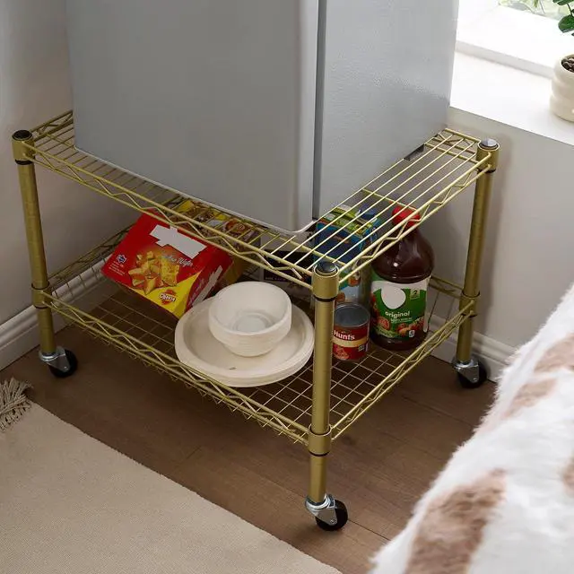 Alt view image 3 of 4 - Suprima Classic Fridge Stand - Gold