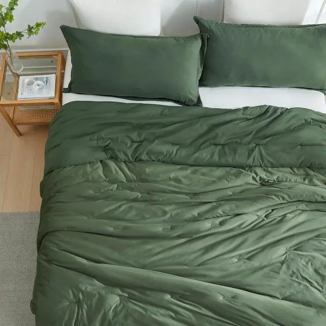 Alt view image 2 of 4 - Calm Cool Collection® - Coma Inducer® Alaskan King Comforter Set - Four Leaf Clover