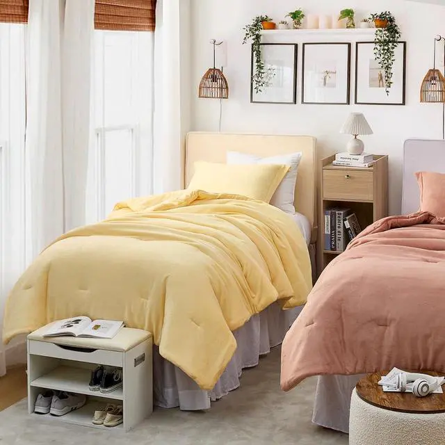 Alt view image 2 of 4 - Softer Than Soft - Coma Inducer® Twin XL Oversized Comforter Set - Cream | Experience Coma Worthy Sleep with Cozy Plush Extra Large Bedding