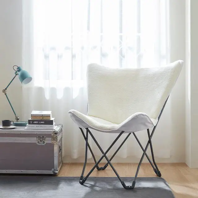 Main image of Oversized Butterfly Chair - Comfy Cozy Pure White