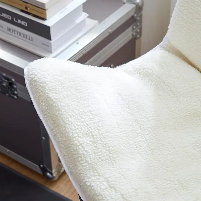 Alt view image 4 of 4 - Oversized Butterfly Chair - Comfy Cozy Pure White