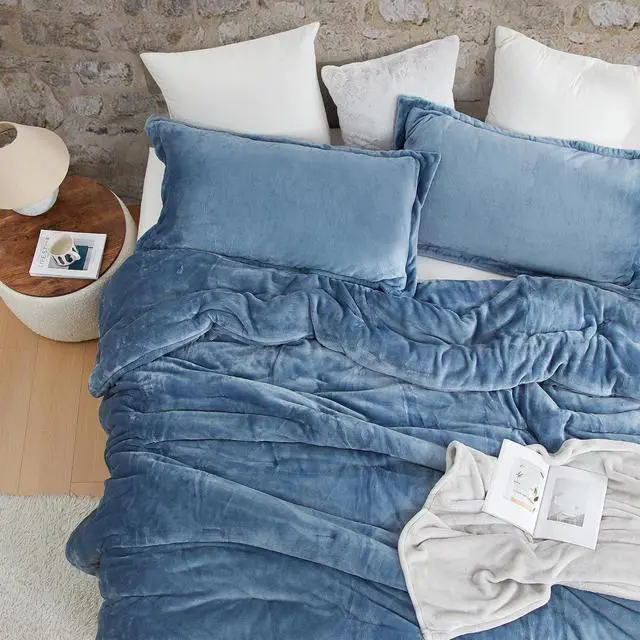 Alt view image 2 of 3 - Me Sooo Comfy - Coma Inducer® King Comforter Set - Smoke Blue
