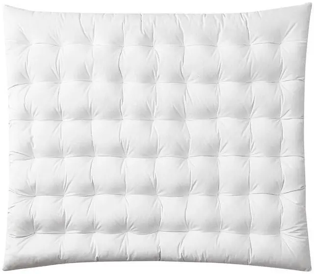 Main image of Rainha Cushion Tufted College Headboard - White Velvet