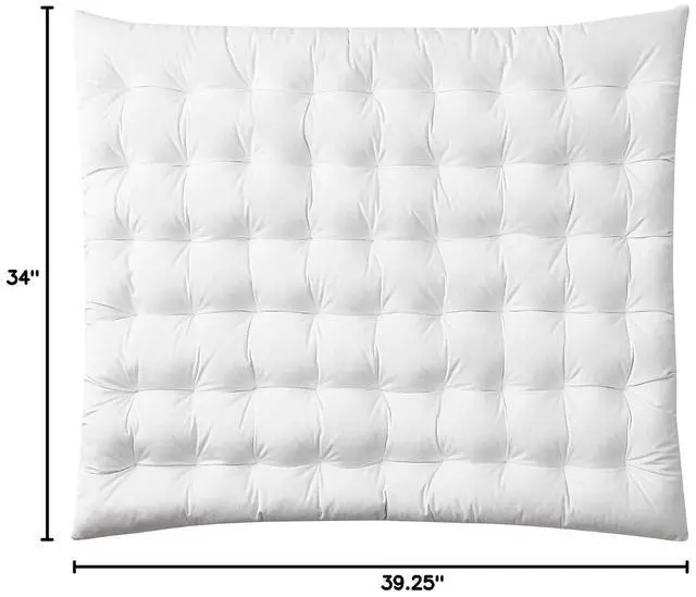 Alt view image 3 of 7 - Rainha Cushion Tufted College Headboard - White Velvet