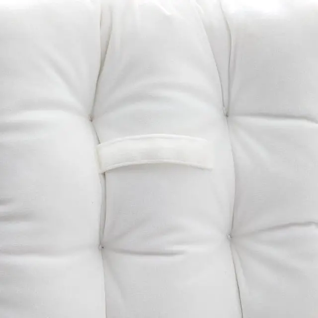 Alt view image 6 of 7 - Rainha Cushion Tufted College Headboard - White Velvet