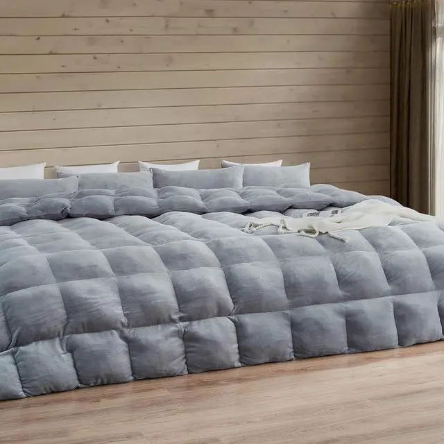 Main image of Boi He Thick® - Coma Inducer® Alaskan King Comforter Set - Silver Gray