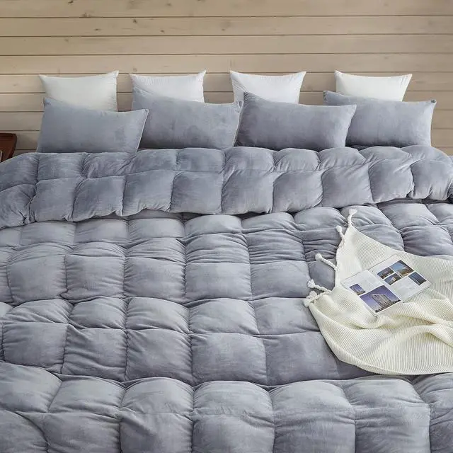 Alt view image 2 of 3 - Boi He Thick® - Coma Inducer® Alaskan King Comforter Set - Silver Gray