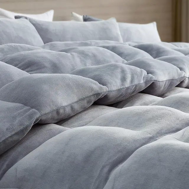 Alt view image 3 of 3 - Boi He Thick® - Coma Inducer® Alaskan King Comforter Set - Silver Gray