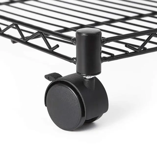 Alt view image 4 of 4 - Suprima Rolling Underbed Square Shelf - Black