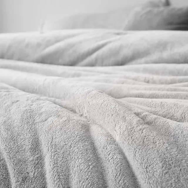 Alt view image 3 of 3 - Coma Inducer Oversized King Set Comforter - Me Sooo Comfy - Glacier Gray