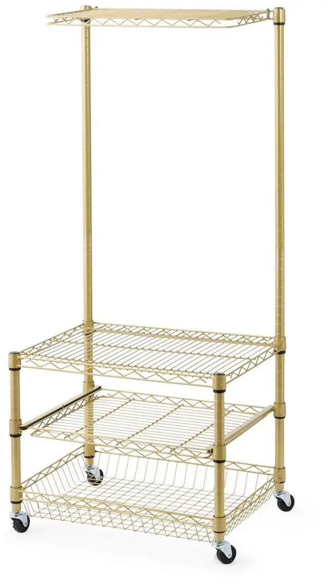 Main image of Suprima Portable Mini Fridge Organizer - Gold