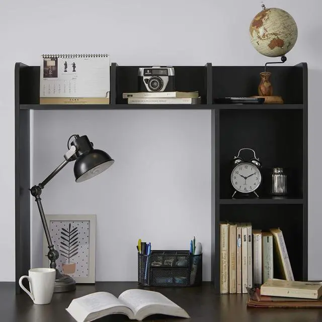 Alt view image 2 of 4 - Classic Desktop Bookshelf - Black