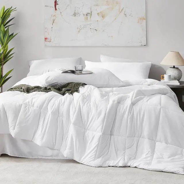 Alt view image 3 of 4 - Coma Inducer No Sweat Off My Alaskan King Comforter Set - White