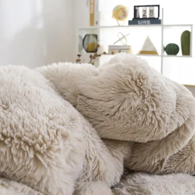 Alt view image 4 of 4 - Coma Inducer I Am Bed Serious Oversized Twin Comforter Set - Taupe Cream