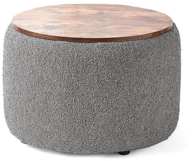 Main image of 2East - Storage Table Ottoman - Black/Gray