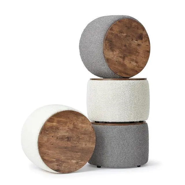 Alt view image 5 of 5 - 2East - Storage Table Ottoman - Off White