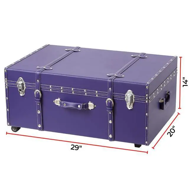 Alt view image 5 of 5 - The Texture Brand Trunk - Plum - Large