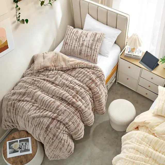 Main image of Coma Inducer Desert Dunes Oversized Twin Comforter Set - Sahara Taupe
