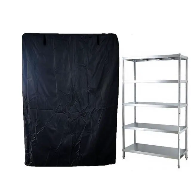 Main image of Shelf Unit Cover with Zipper Waterproof Shelf Covers Indoor Storage Rack Covers Dustproof Furniture Sets Protection for Home & Kitchen (36x21x60in)