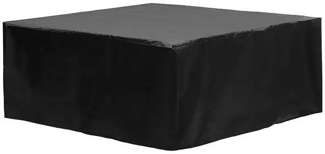 Main image of Patio Waterproof Hot Tub Cover 91x91x35 Inch Outdoor SPA Covers Replacement for Square Hot Tub Durable Swimming Pool Protector Cover (91x91x35 inch, Black)