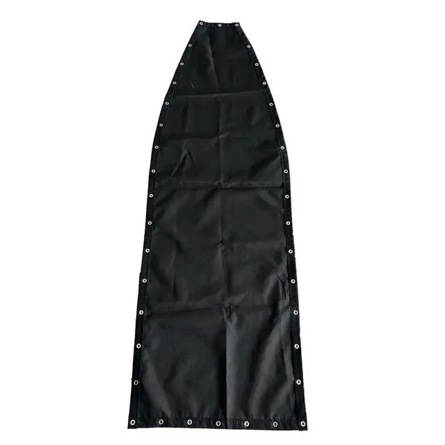 Alt view image 7 of 7 - Black Replacement Hanging Curved Chaise Lounge Mesh and Rope Outdoor Replacement Reinforced Mesh for Patio Hammocks, Hanging Chairs, Swing Seat, Comes with a Hanging Storage Bag