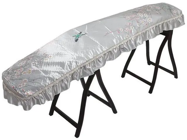 Main image of Guzheng Dust Cover Universal Chinese Zither Cover Premium Cloth Art Guzheng Piano Cover Musical Instrument Accessories for Guzheng Guqin Piano Keyboard (Spring B)