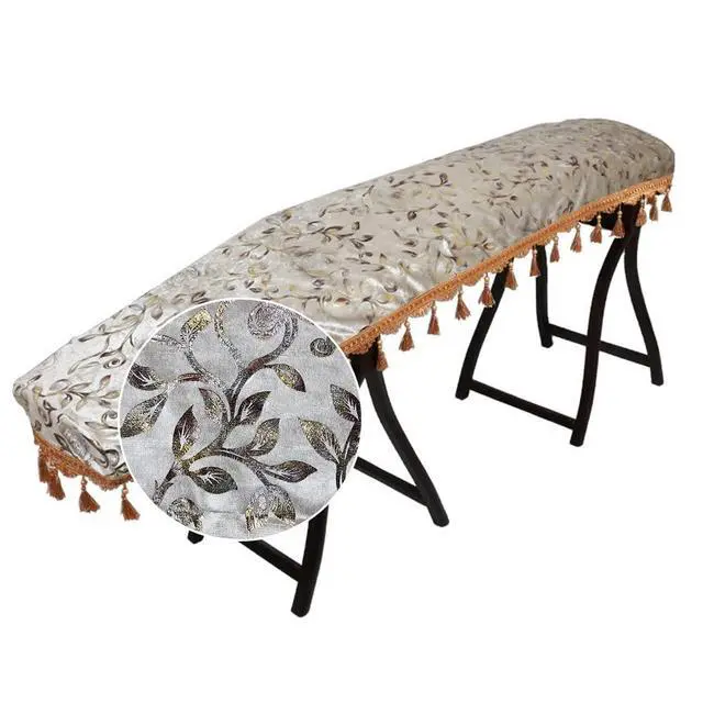 Alt view image 5 of 7 - Guzheng Dust Cover Universal Chinese Zither Cover Premium Cloth Art Guzheng Piano Cover Musical Instrument Accessories for Guzheng Guqin Piano Keyboard (Print Flower 2)