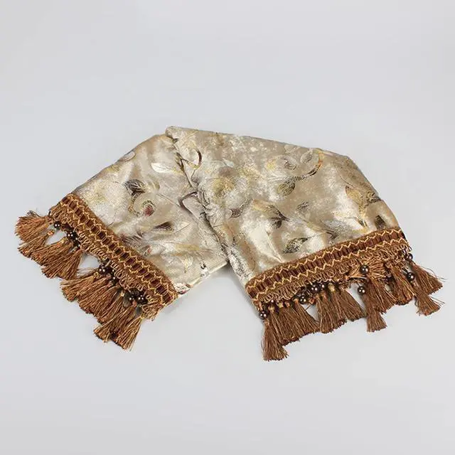 Alt view image 7 of 7 - Guzheng Dust Cover Universal Chinese Zither Cover Premium Cloth Art Guzheng Piano Cover Musical Instrument Accessories for Guzheng Guqin Piano Keyboard (Print Flower 2)