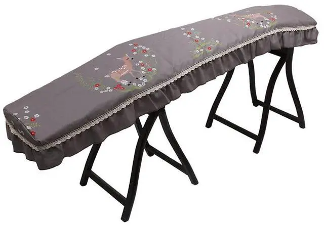 Main image of Guzheng Dust Cover Universal Chinese Zither Cover Premium Cloth Art Guzheng Piano Cover Musical Instrument Accessories for Guzheng Guqin Piano Keyboard (Fawn)