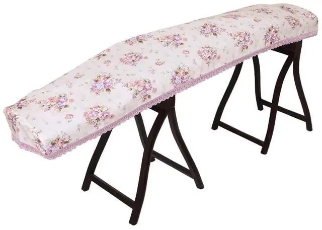 Main image of Guzheng Dust Cover Universal Chinese Zither Cover Premium Cloth Art Guzheng Piano Cover Musical Instrument Accessories for Guzheng Guqin Piano Keyboard (Print Flower 4)