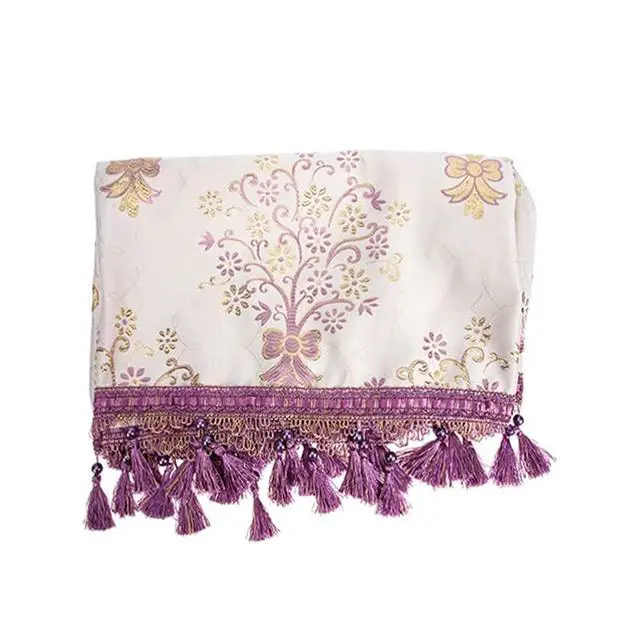 Alt view image 5 of 5 - Guzheng Dust Cover Universal Chinese Zither Cover Premium Cloth Art Guzheng Piano Cover Musical Instrument Accessories for Guzheng Guqin Piano Keyboard (Print Flower 1)