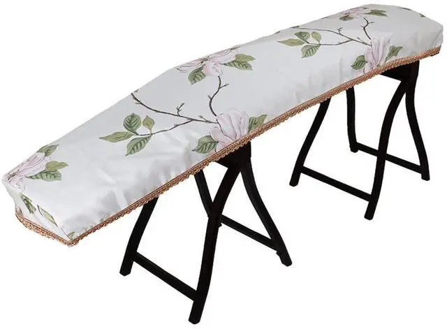 Main image of Guzheng Dust Cover Universal Chinese Zither Cover Premium Cloth Art Guzheng Piano Cover Musical Instrument Accessories for Guzheng Guqin Piano Keyboard (Print Flower 6)