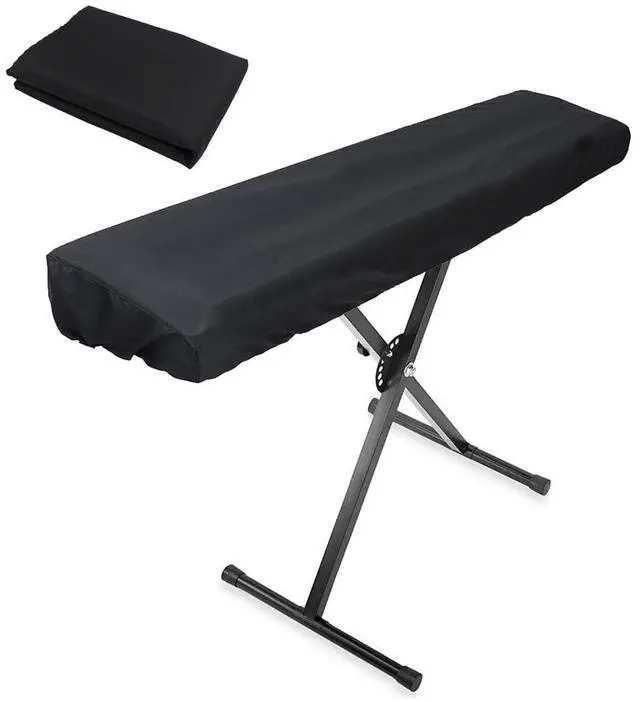 Main image of 61/88 Keys Piano Keyboard Dust Cover, Waterproof Stretchy Piano Music Keyboard Cover for Digital Electronic Pianos, Yamaha Piano Keyboard Bags Case with Elastic Cord (88 Keys)