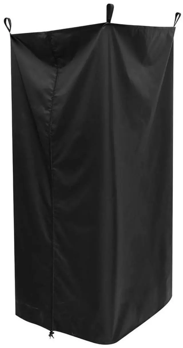 Main image of Privacy Tent for Boats, Boat Changing Room with Storage Bag Heavy Duty Hanging Changing Room for Pontoon Boats Waterproof Portable Boats Privacy Curtain for Bimini Top (Black)