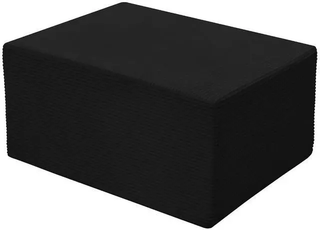 Main image of Ottoman for Cloud Sectional Boneless Couches Living Room, Modular Ottoman for Deep Seat Oversized Couch, Memory Foam Compressed Spineless Foot Rest for Bedroom Apartment Black